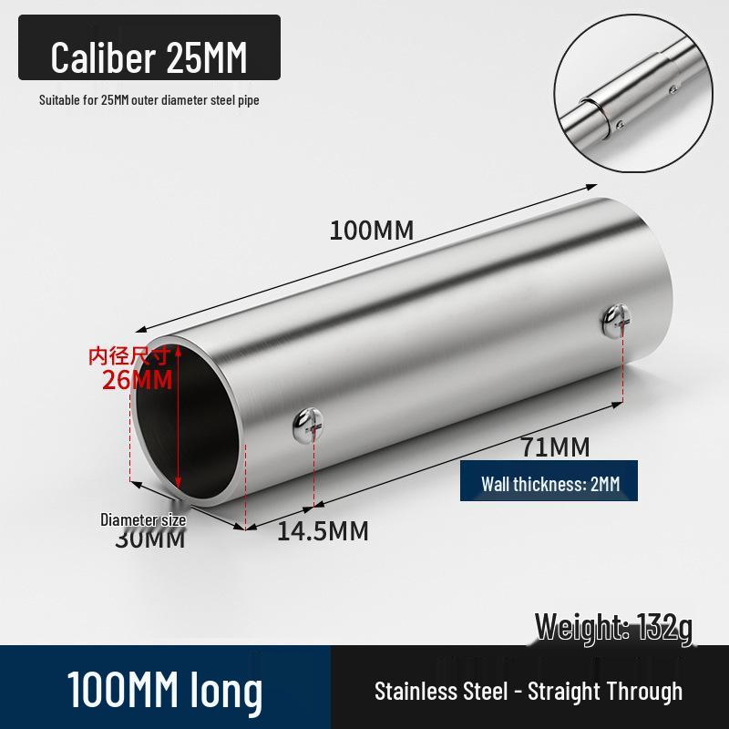 Stainless Steel Right Angle Tee Connector 19mm-32mm Joint Elbow Assembly Frame Fastener