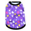 Heart Print Cotton Sweatshirt Vest for Small Dogs & Cats - Suitable for Puppies, Teddy, Bichon Breeds