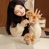 Cute Zodiac Horse Plush Keychain: New Year Ingot Ornament Gift