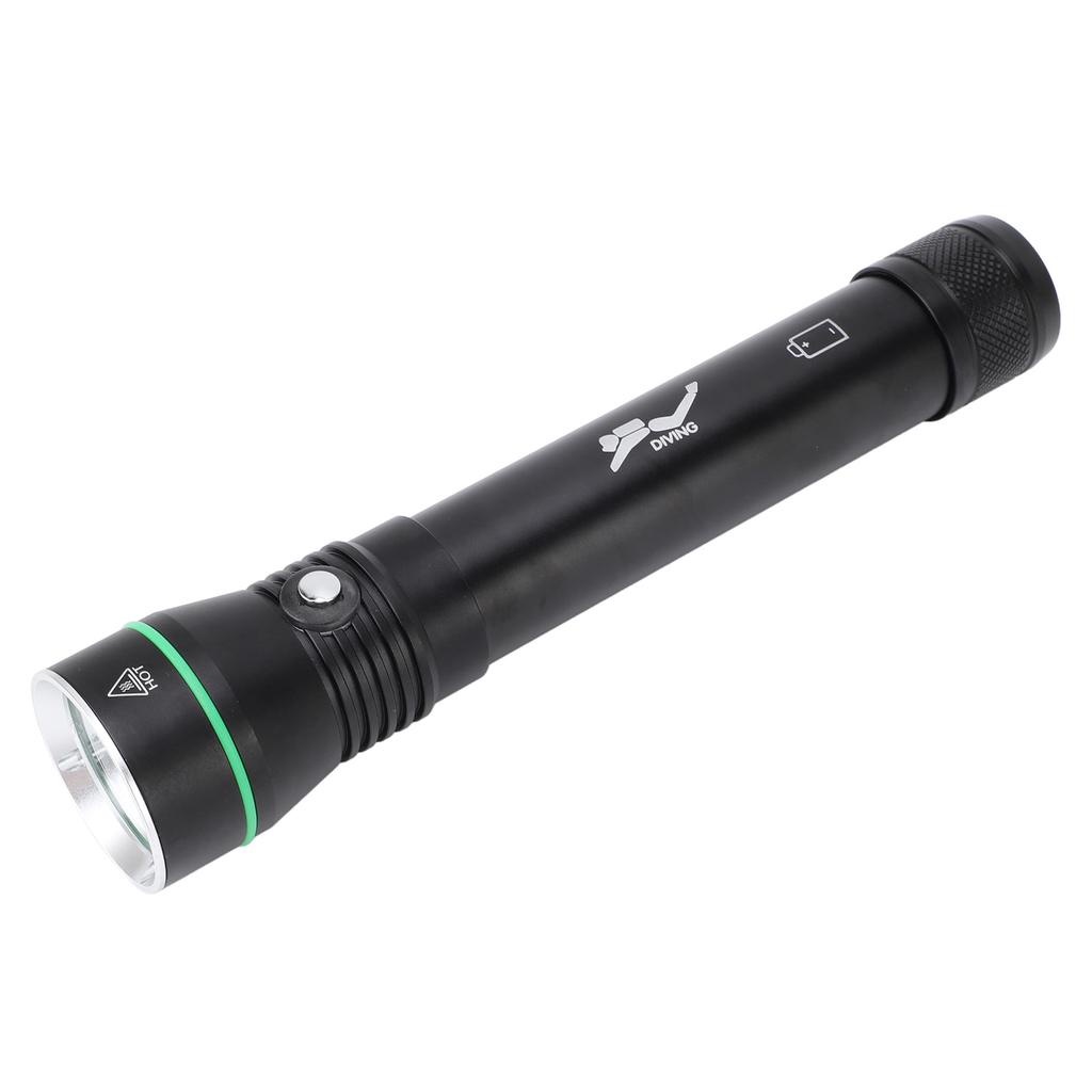 Scuba Diving Flashlight Super Bright 5 Modes P50 LED Underwater Flashlight IPX8 Waterproof Dive