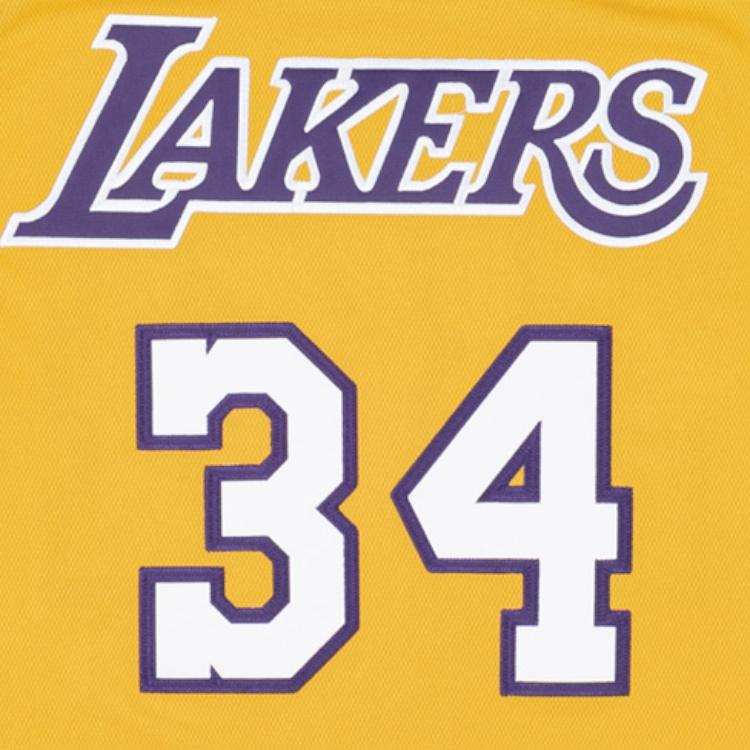 Mitchell & Ness NBA Swingman Jersey Los Angeles Lakers Home 00-01 Shaquille ONeal Men's AJY4SB19104-LALLGPR00SON