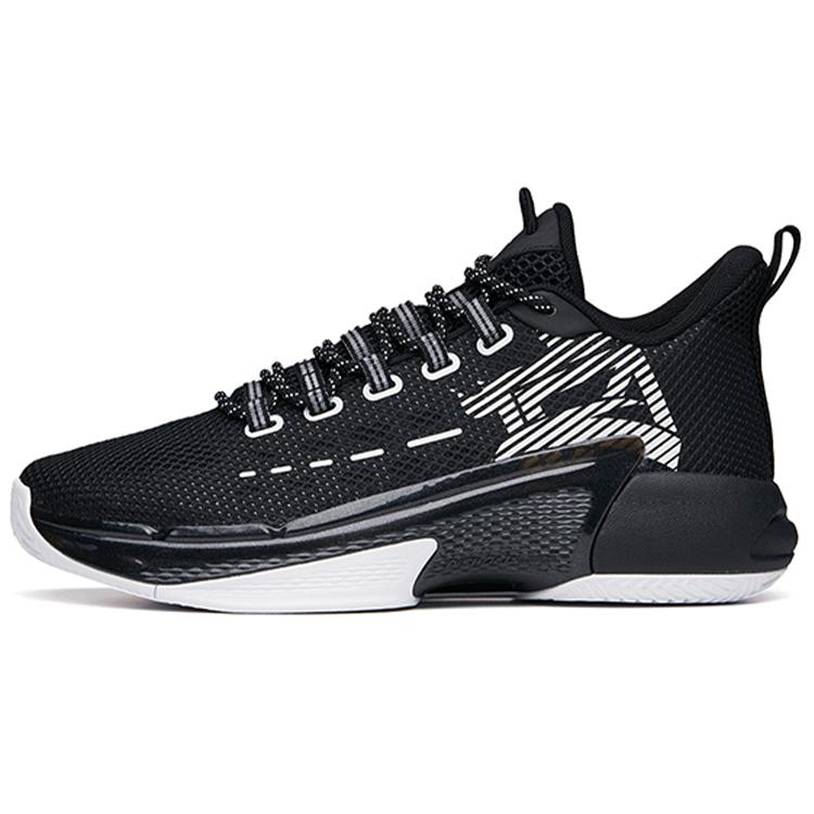 

new Anta Attack 3 Anti Slip Wear Resistant High Top Basketball Shoes Men s Black 44.5