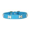 Pet Collar Bone Jewelry Adjustable Wear-resistant Fashion Dog Leather Leash