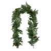 Artificial Christmas Cypress Pine Vine Décor with Plastic Greenery