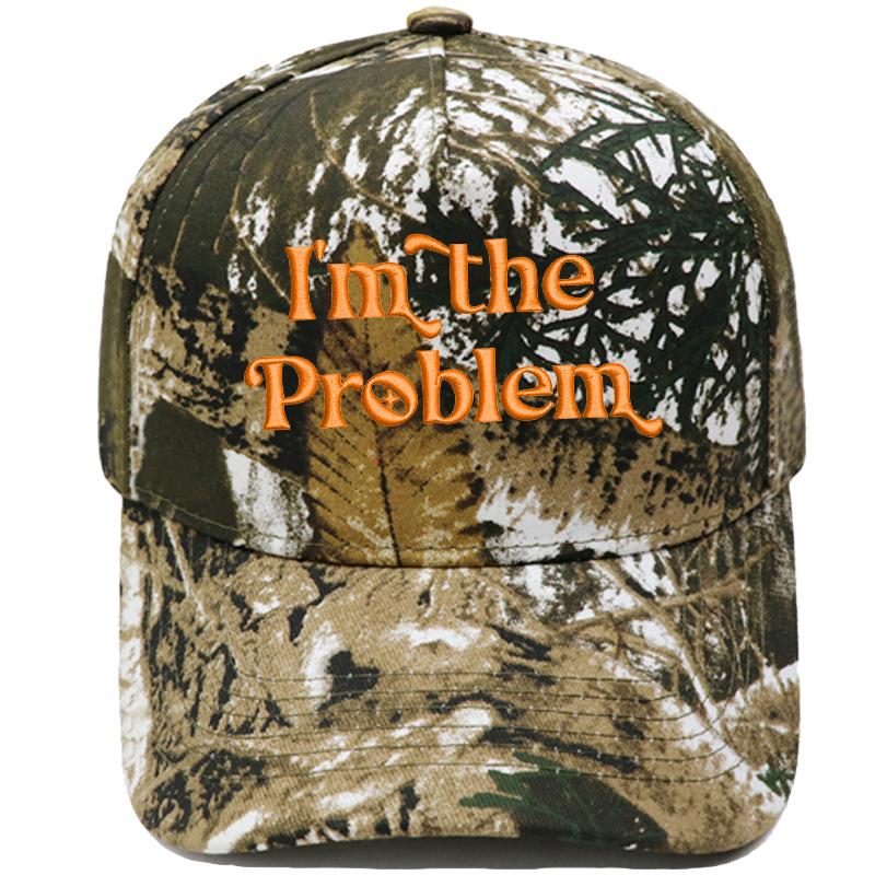 I'm the Problem Fun Embroidery Color Matching Truck Driver Hat Men's and Women's Casual Shade Baseball Cap