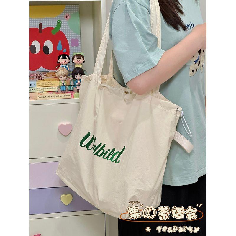 

INS Дизайн для особых интересов Минималистичная холщовая сумка Повседневная сумка через плечо для студента колледжа Сумка-тоут большой вместимости для женщин