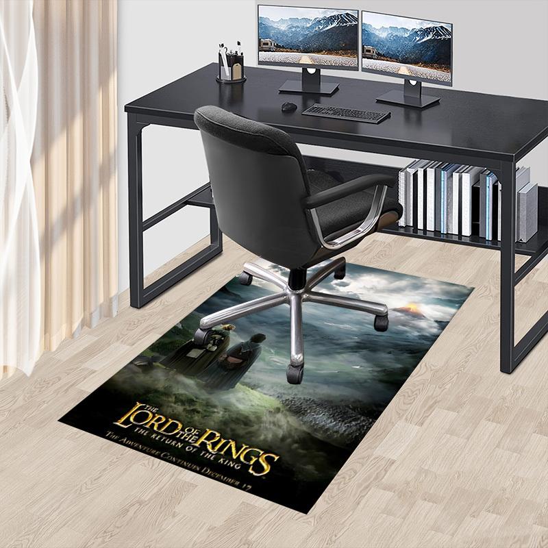 1pc The Lord of the Rings The Return of the King Carpet, for Home & Office Decor, Desk Chair Carpet, Festive Gift,Conference Room CarpetL1274