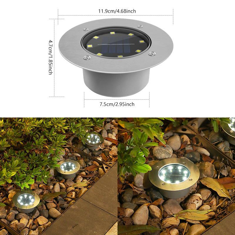 Solar Waterproof LED Garden Courtyard Light Solar Courtyard Light