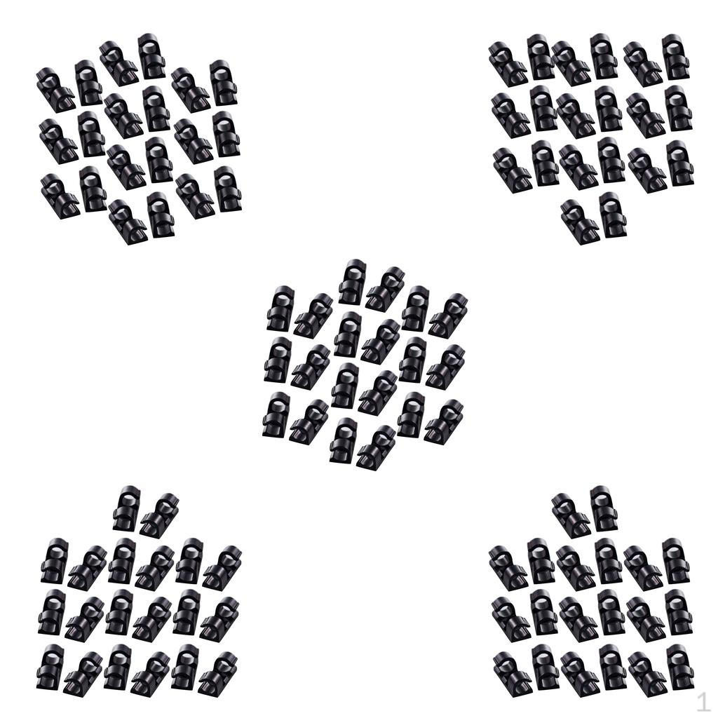 

100 Pieces Self Adhesive Wire Tie Cable Clips Holder GPS