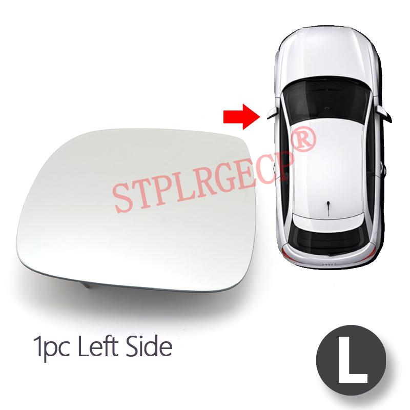 For Volkswagen VW Touareg R50 2007-2010 Left Right Door Side Wing Mirror Glass Heated Clear Rear View Rearview LH RH