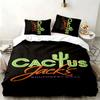 Cactus Jack 3pc set Perfect for bedroom use Comfortable bedding set includes a duvet cover and two pillowcases Ideal birthday or Christmas gift