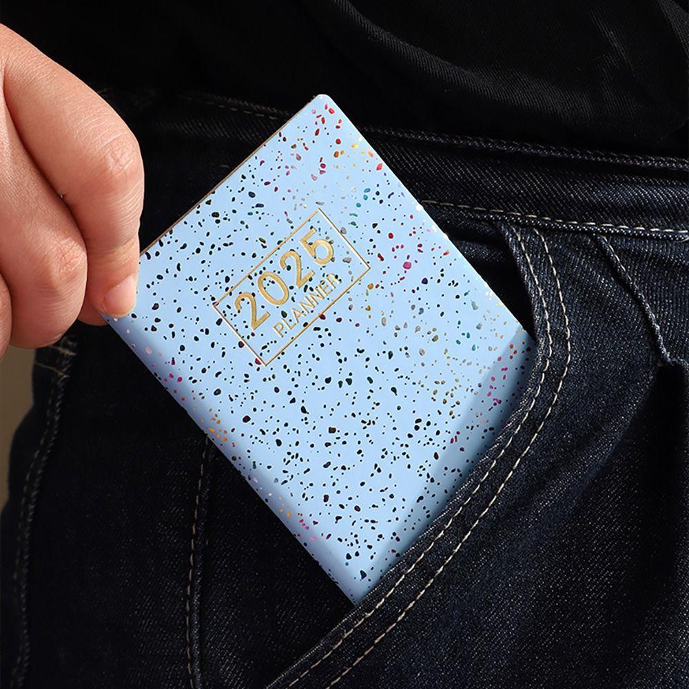 A7 2025 Planner Notebook Mini Daily Weekly Monthly Planner Notebook Pocket Notebook  Students