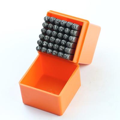 1.5-8mm Číselný a abecední tiskový razník Nerezová ocel Sada razníků na písmena a čísla Kalená kovová Kožedělná raznice Sada nástrojů