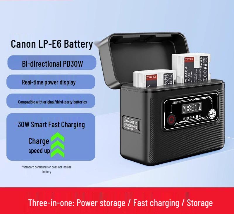 Viltrox Dual-Slot Fast Charging Battery Case for FZ100/EN-EL15