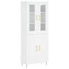 VidaXL Highboard White 69.5x34x180 Cm Engineered Wood 3198329