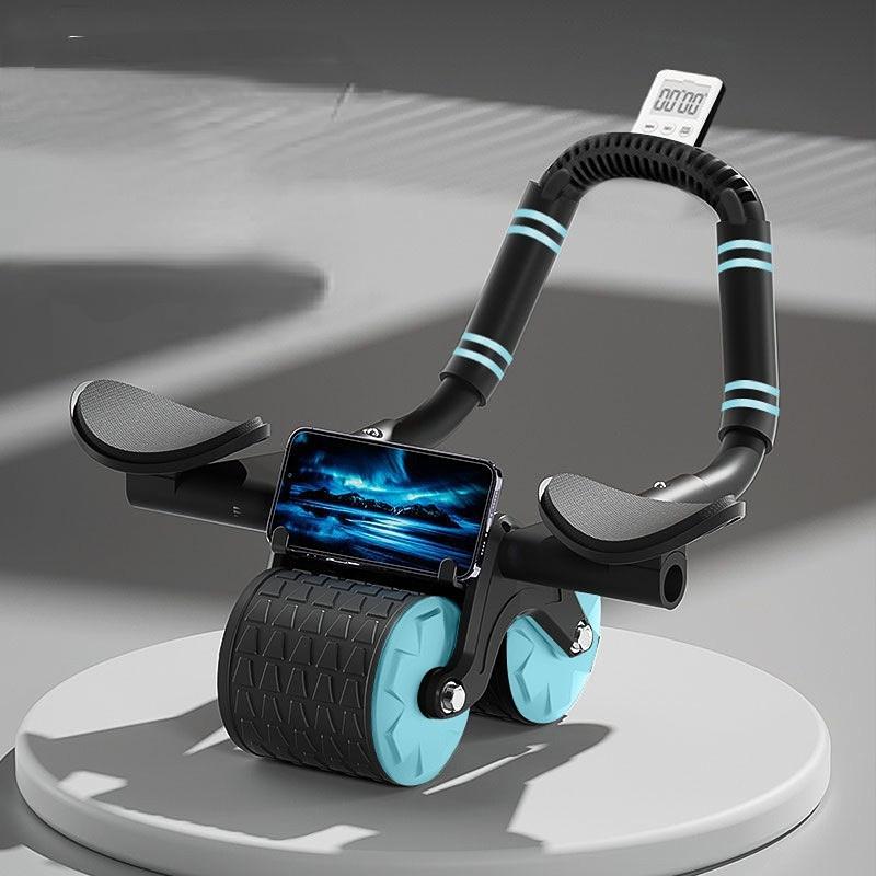 

Поддержка локтя Автоматический отскок Колесо для пресса Тренажер для основных мышц живота с дисплеем-счетчиком Фитнес-ролик для упражнений