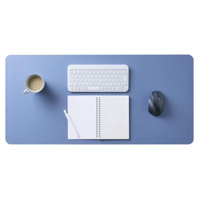 Elecom Desk Mat Large Mouse Pad 900mm X 430mm Mouse Compatible Leather Single Sided Ice Blue Anti-Slip MP-XDM04LBU
