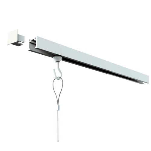 Fukui Metal Craft C-11 Type Set, 1.0m, White, for Ceiling Use, 3353-W-1