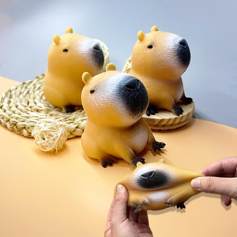 Kapibara Pinch Le Capybara Jun Decompress And Vent Quickly Rebound Animal Pinch Toy
