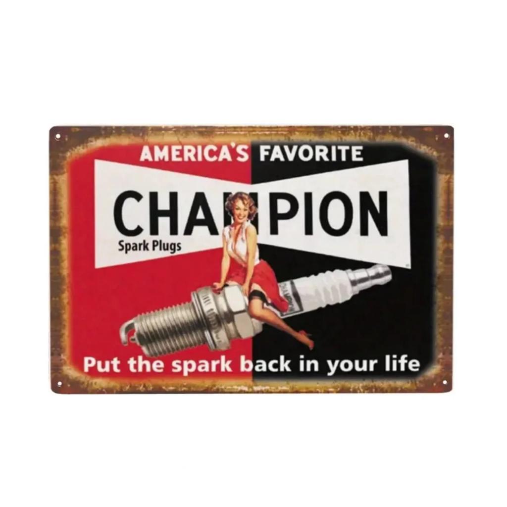 Rostig Skratt Retro Gasolja Metallskylt - Rolig Plakett Dekor - Bar/Pub/Garage Väggkonst