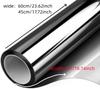 1pc One Way Window Privacy Tint Film Anti Look Mirror Self-adhesive Film Sun Blocking Anti UV Static Cling Stickers Home Decor