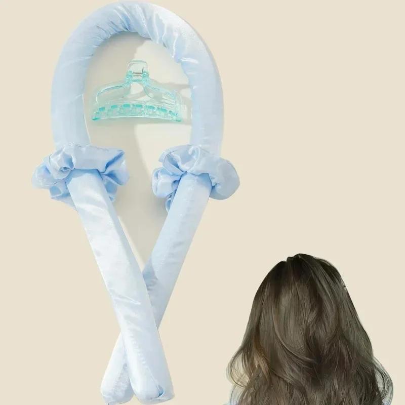 Heatless Curling Rod Headband No Heat Silk Curls Ribbon Hair Rollers Sleeping Soft Headband Lazy Hair Curlers Hairdressing Tools