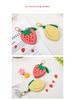 Mini Lemon-Shaped Fruit Charm Coin Purse & Key Holder – Cute Multifunctional Earphone Bag Wallet
