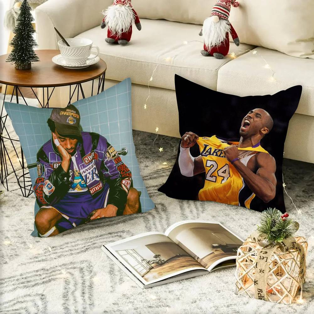 Basketball player K-Kobe COOL B-bryantes Pillowcases cushion covers living room sofas home decor gifts