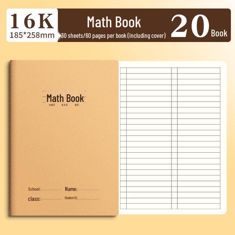 16k Thickened Soft Cover Student Diary Notebook