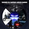1 Set Motorcycle LED License Plate Decorative Lights Snake Eye Rear Tail Light Strobe Flashing Electric Motorcycle Modified