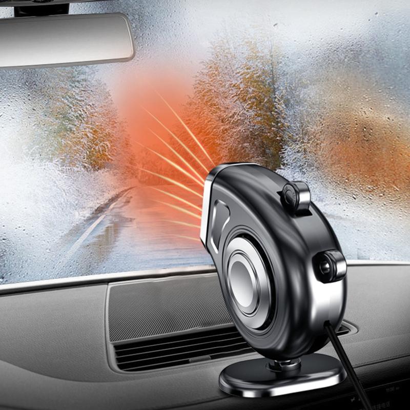 Portable Car Heater Fan Anti-Fog 12V 150W Fan Windshield Defroster Auto Warmer Air Blower Vehicle Demister Heating Dryer