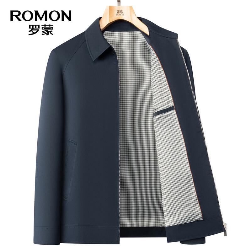 ROMON Men s Cotton Turn-Down Collar Jacket 190