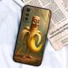 Tung Tung Sahur Anime Art For Motorola G85 Edge 50 G24 G35 G14 G04 40 G72 G34 G G54 G13 G32 5G Black Phone Case