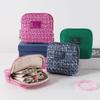 Multi-layer Jewelry Packing Bag Bracelet Necklace Velvet Jewelry Holder Jewelry Storage Bag  Travel