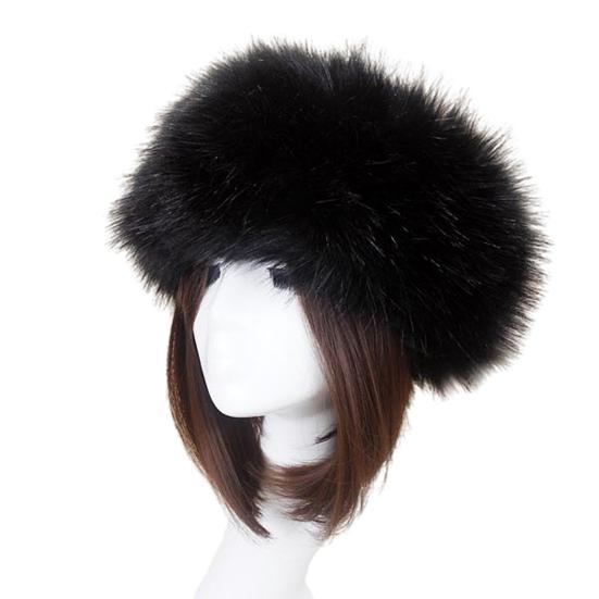 Women Autumn Winter Faux Fur Thickened Hat Outdoor Cold-proof Warm Plush Beanie