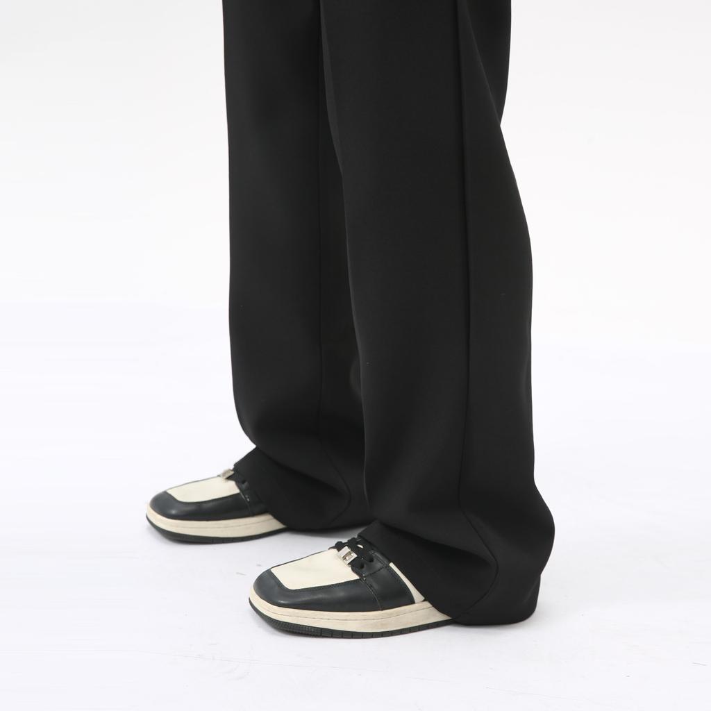 Men's clothing | Autumn new products, high luxury simple solid color casual straight pants loose