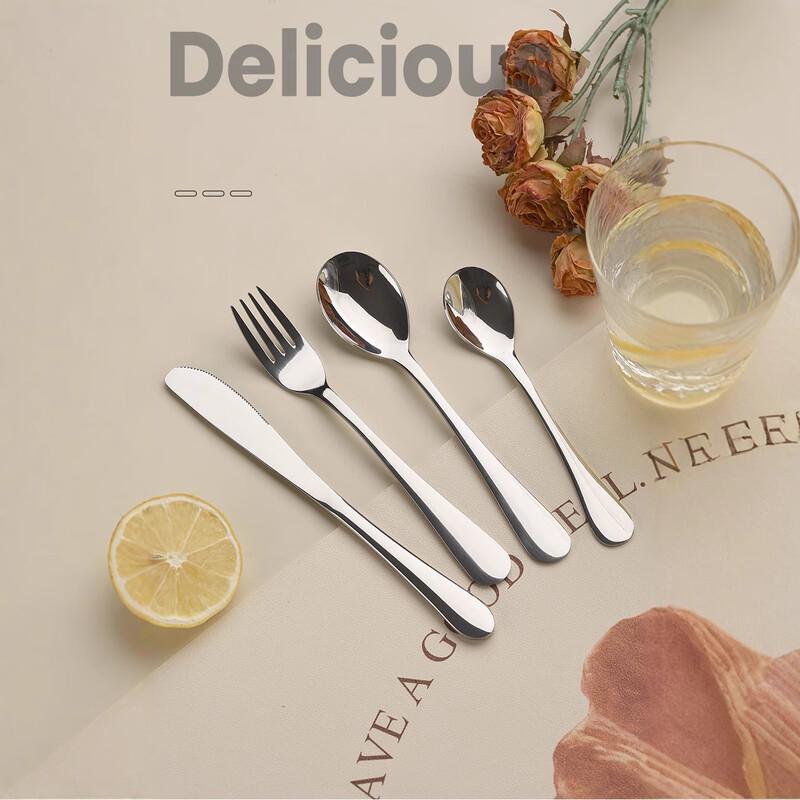 HAOTO Stainless Steel Dessert Spoon