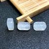 Lychee Frozen Rectangular Jade Spacer Beads for DIY Bracelets & Phone Lanyards