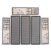 Computer PC Case Cooling Fan Dust Filter Mesh Net Cover PVC Dust Filter Shield Back Plate For Computer Chassis