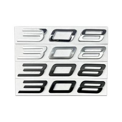 3D Car Rear Trunk Emblem Sticker  Metal Letter Badge Decal Exterior Decoration
