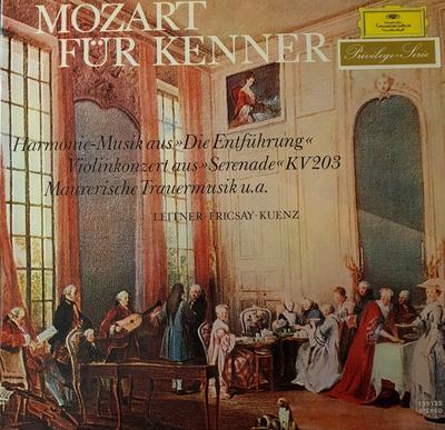 LP Record WOLFGANG AMADEUS MOZART - Mozart Für Kenner 135135 Deutsche Grammo 1968 Germany Classical Used