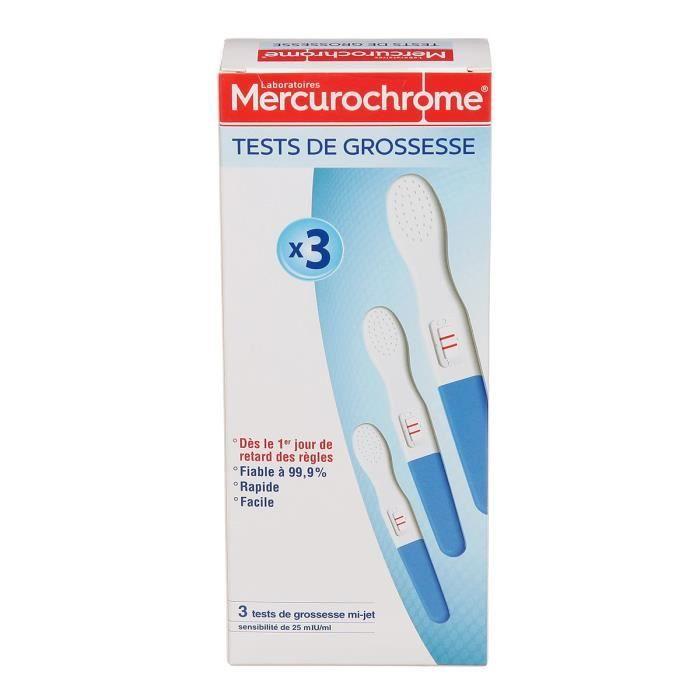 Mercurochrome Test De Grossesse 3 Tests