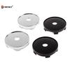 4Pcs/Set Black Plastic Car Wheel Center Covers Hubcaps Vehicle Rim Hub Cover Auto Replacement Parts Accessories