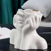 Nordische Keramik Simulation Menschlicher Körper Kunst Vase Skulptur Ornamente Wohnzimmer TV-Schrank Handwerk Heimdekor