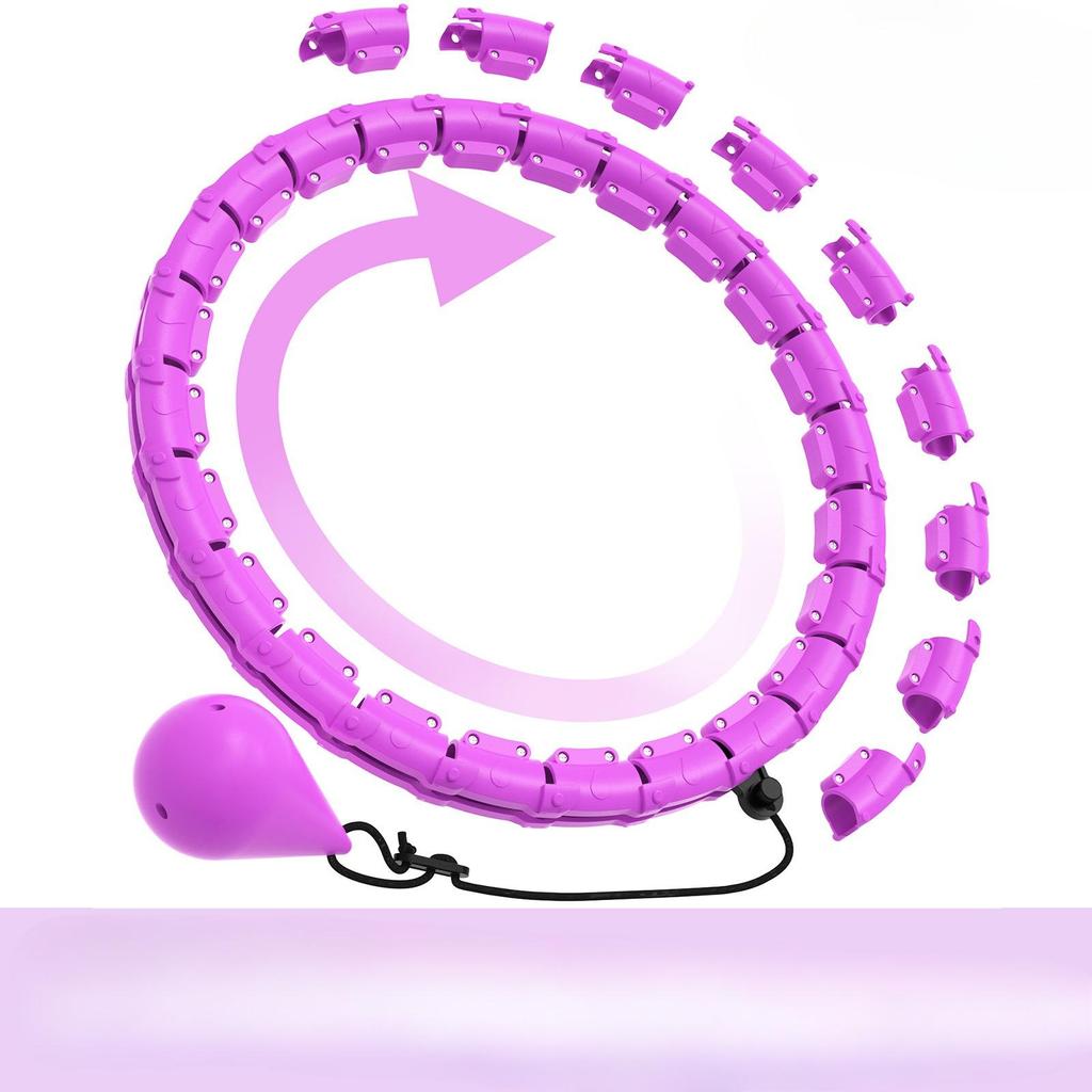Pierde în greutate Sport Hula Hoop inteligent Cerc de numărare Cercuri de gimnastică reglabile Exercițiu pentru talie subțire