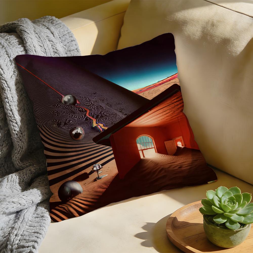 

TTame Impala Band Cushion Cover Washed Linen Soft Breathable Decorative Case For Sofa Home Pillow Cover 30x30cm