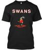 NEW POPULAR! Swans American Vintage Graphic Retro Art Logo T-Shirt Size S-4XL Unisex T-Shirt