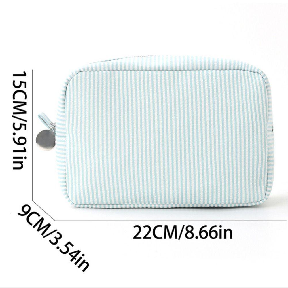 Durable Polyester Cotton Storage Bag 10 Colors Large Capacity Makeup Train Cases Lipstick Organizer Women Girls