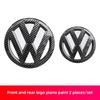 WHAQY1 Car Emblem Front Grille Rear Trunk Lid Covers Sticker 3D Decoration For VW MK6 8 Tiguan Arteon CC PASSAT B6 7 8 8.5 POLO T-ROC F26