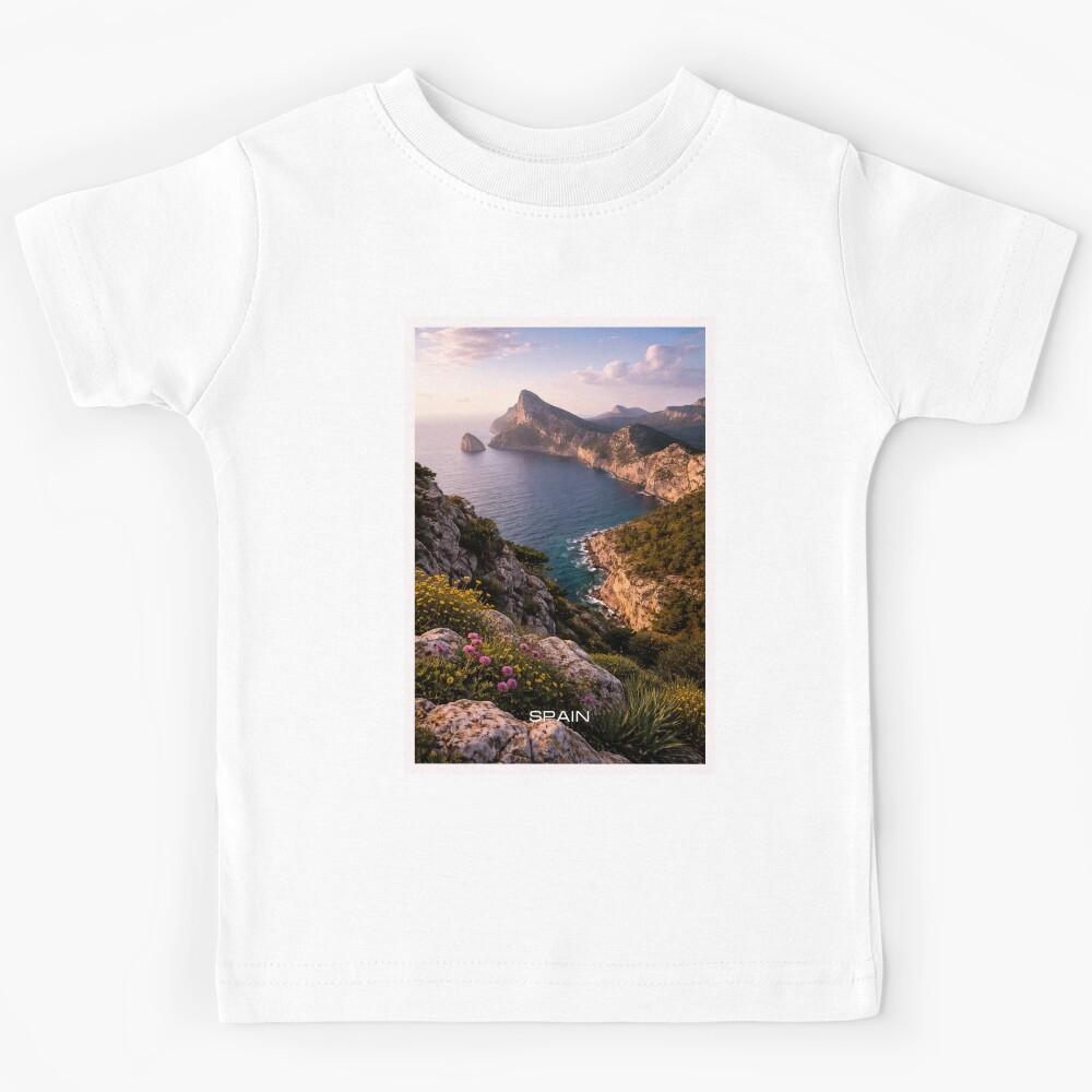 Spain Travel Art Kids T-Shirt 170